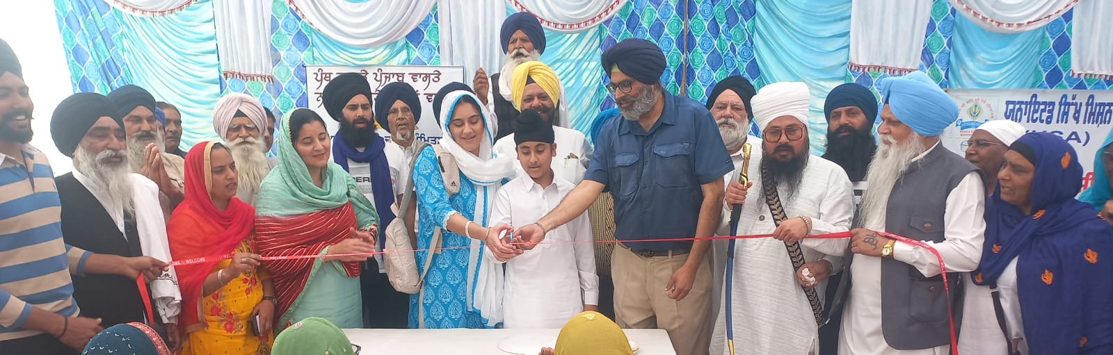 With the support of United Sikh Mission USA, a free eye camp was organized in the village of Kat